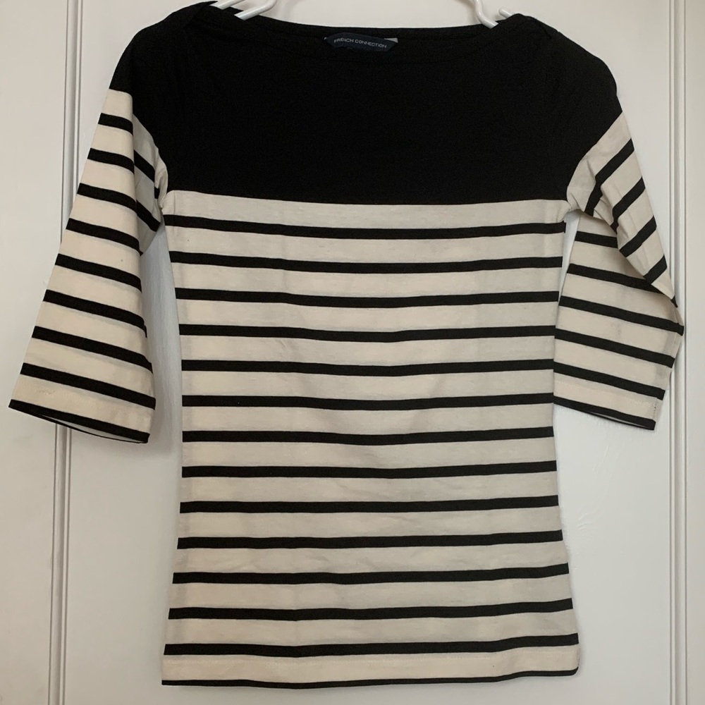 French Connection 3/4 sleeve T-shirt